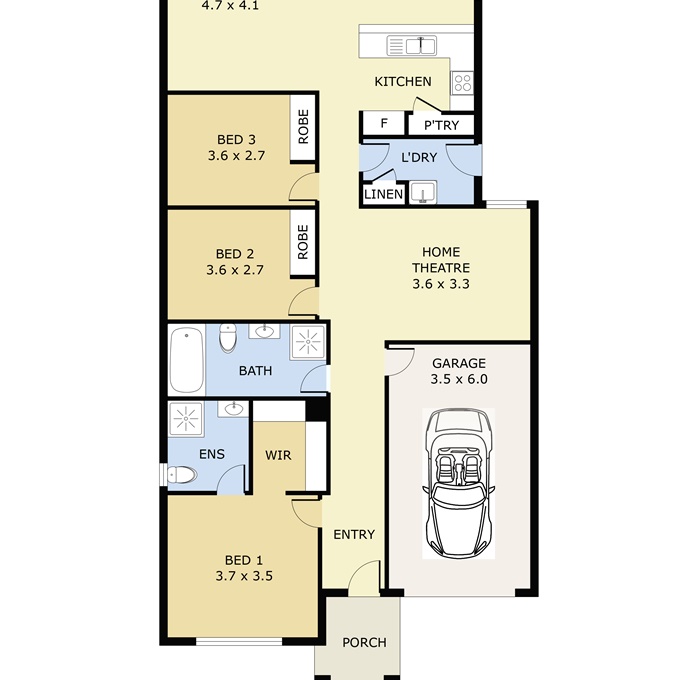 Real Estate Floor plan image