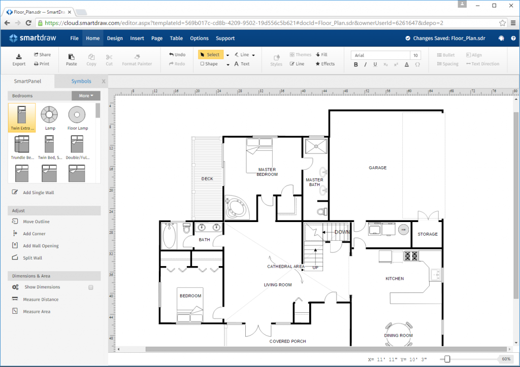 Floor Plan SmartDraw